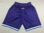 NBA Charlotte Hornets Just Don shorts Violet